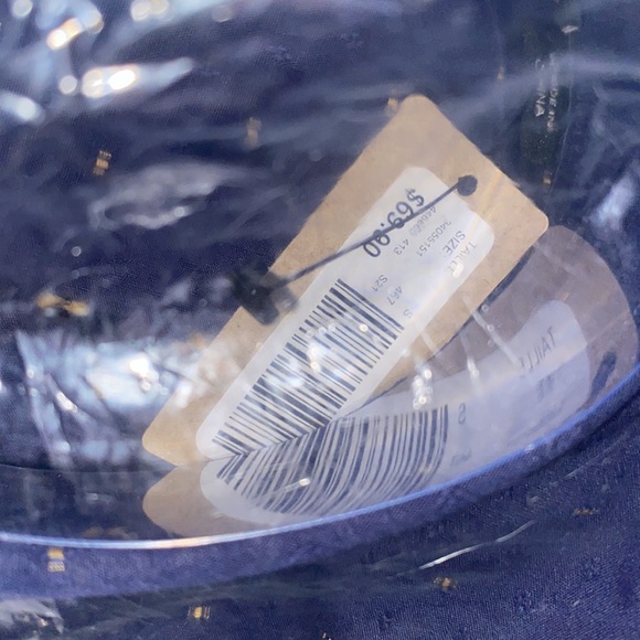 NWT RW&CO Men’s Slim Fit Navy Geo Shirt size small. (3) - Picture 4 of 4